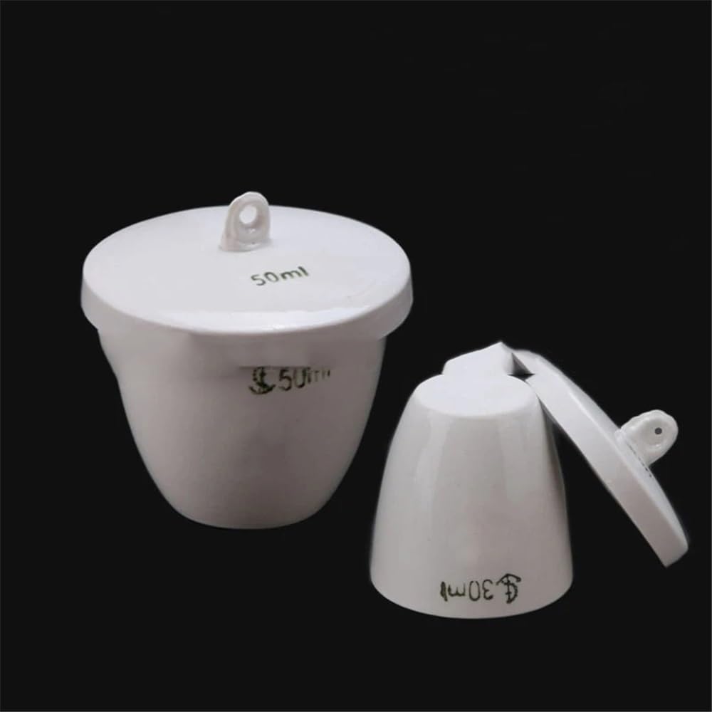 5 teile/los Hohe Temperatur Keramik Tiegel Mit Abdeckung Labor Porzellan Tiegel(5ml)