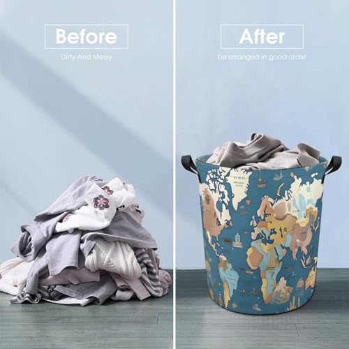 Panier à linge pliable transportable imperméable grand format - 7