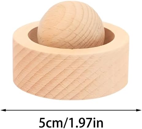 Difusor de Aceites Esenciales de Madera - 2 Piezas Redondas para Aromaterapia miniatura 7