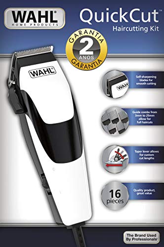 Máquina para Cortar Cabelos, Wahl, 9314-2448, Branca/Preta
