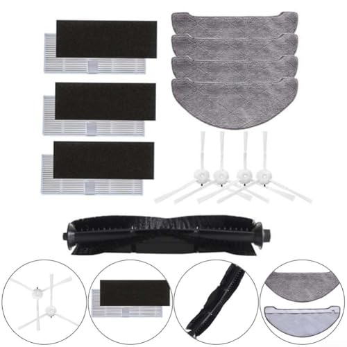 Kit de accesorios para IMILAB V1 con cepillo de rodillo, filtros y paños de microfibra 4