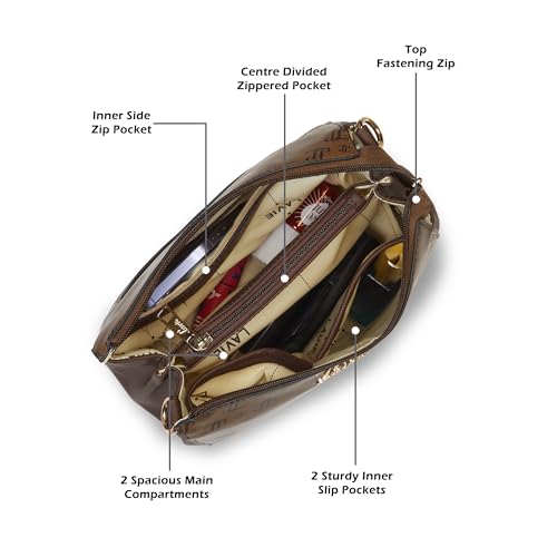 Image of Lavie Women's Cetan Horizontal Sling Bag | Ladies Purse Handbag | Gift for Women