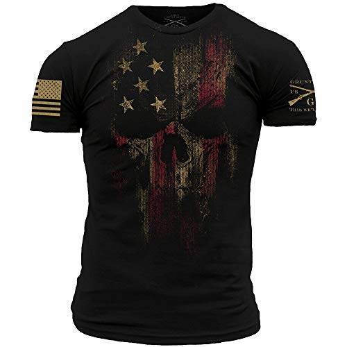 Grunt Style American Reaper 2.0 Men's T-Shirt, Color Black, Size XXX-Large