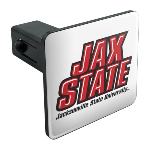 Graphics & More Jacksonville State University Primary Logo Tow Trailer Hitch Cover Plug Insert 1 1/4 inch (1.25