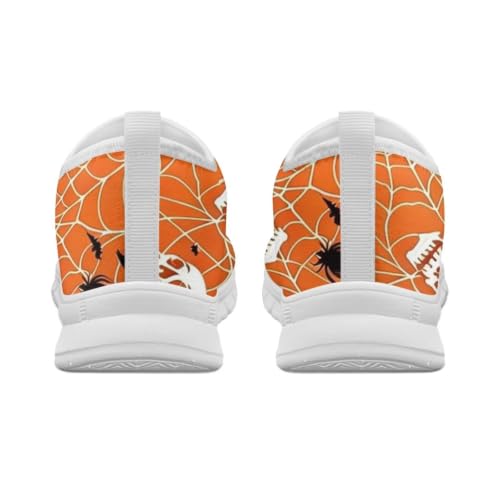 Image of Floral Sneakers for Women Colorful Art Shoes for Women Slip On Casual Work Shoes