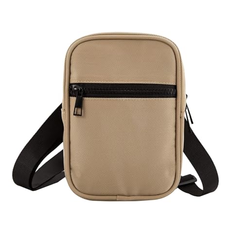 Vpoofree Bandoleras Hombre Bolso de Hombro Unisex Bolsas de Mensajero de Negocios Bolso de Mano Mariconeras para mujeres Riñonera Crossbody Bag Shoulder Casual Mochila(Marrón Bolsos Bandolera)