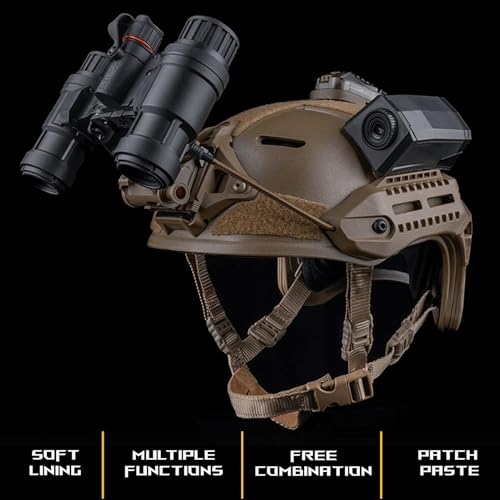 Casque airsoft léger et ajustable avec fixations multifonctionnelles - 4