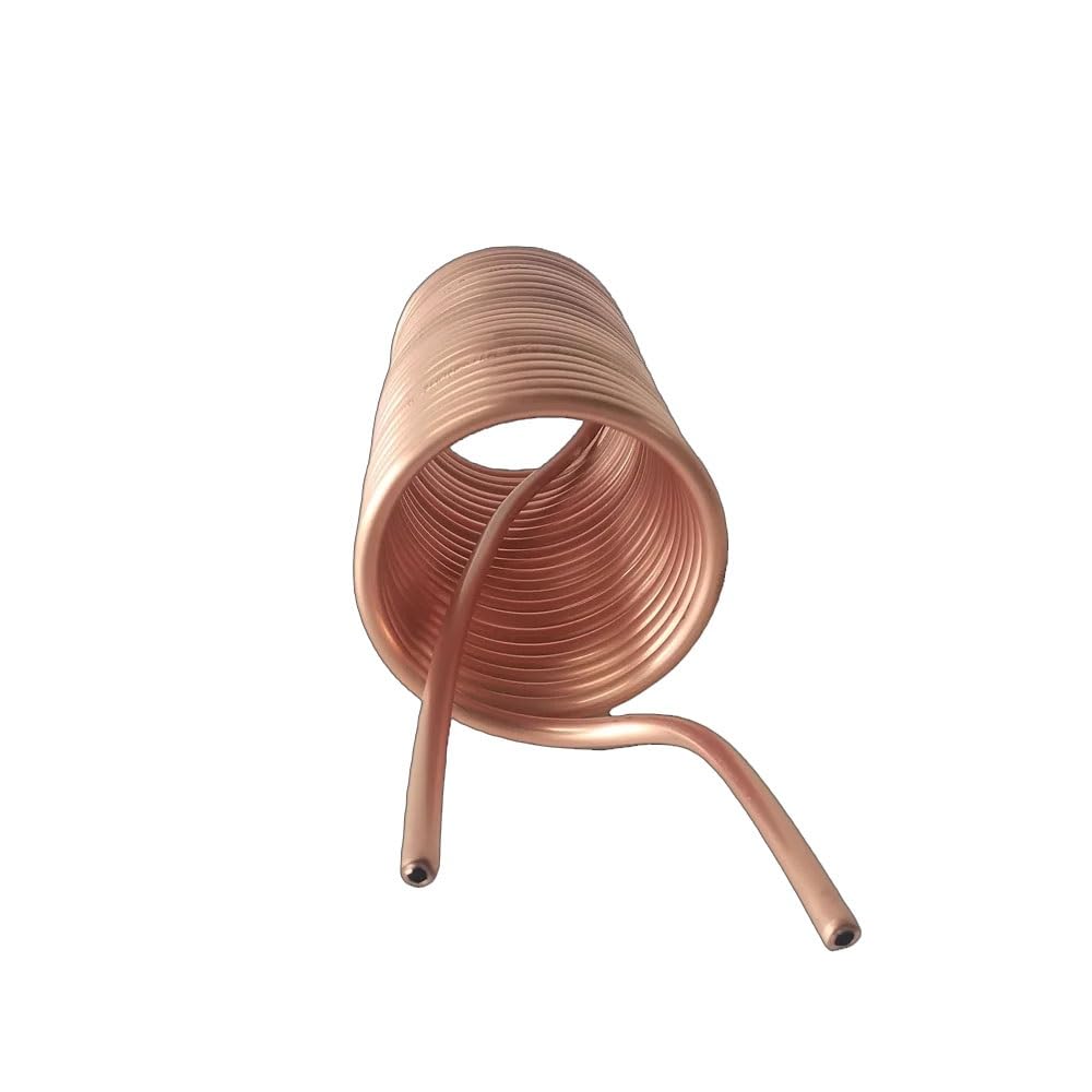 Tubo De Serpentín De Enfriamiento, Tubo De Serpentín De Enfriamiento De Enfriador De Mosto De Cobre Puro Súper Eficiente De Grado Alimenticio De 5/16" X 26 Pies For Elaboración De Cerveza Casera