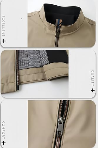 Image of Mens Lightweight Bomber Jacket Casual Stylish Windbreaker