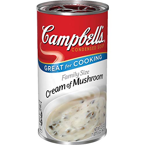 Image of Campbell's Condensed Cream of Mushroom Soup, Family Size, 22.6 Ounce Can with Pop-Top Lid