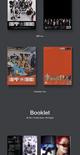 Álbum fotográfico NCT 127 'Baddies' 4.o álbum, versión photobook con cubierta 2, incluye CD + póster plegable + folleto + postal + pegamento + tarjeta fotográfica, sellado y con seguimiento miniatura 3