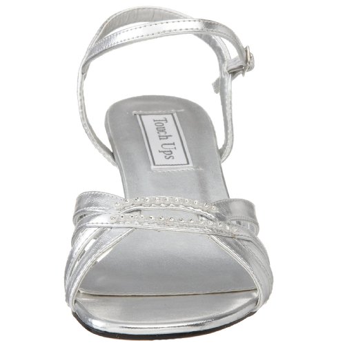 Touch Ups WomenS Dakota Sandal,Silver,5.5 M Us