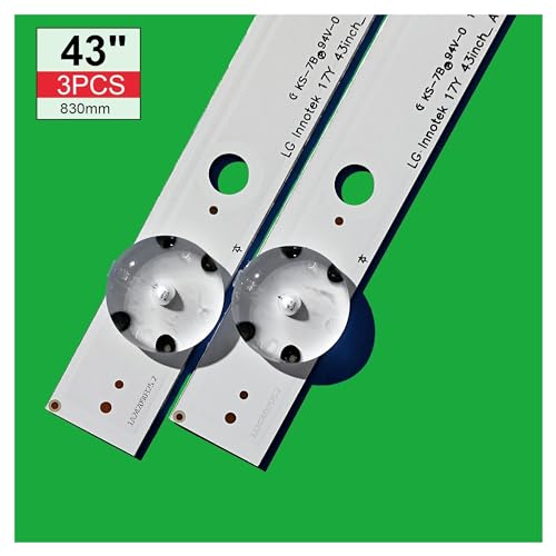 LED-remsa för LG 43UK6450PLC, 43UJ631V, 43LJ594V m.fl.