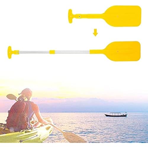 Boat Oars Telescopic Paddle Aluminum Kayak Paddles Adjustable Length Canoe Paddle with Anti-Slip Grips for Kayak,Telescoping Plastic Boat Paddle Canoe, Inflatable Boat Dinghy