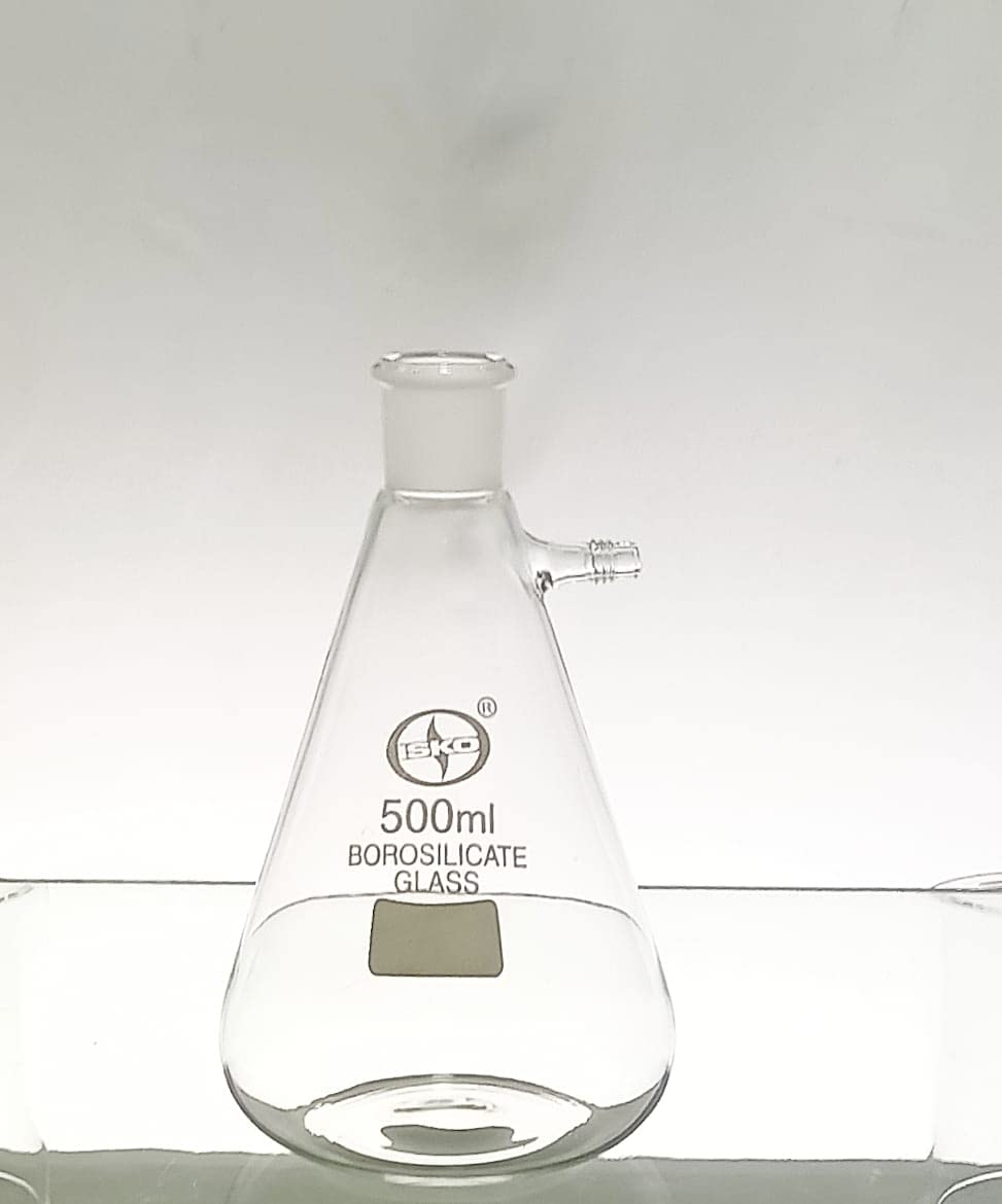 ISKO® Borosilicate glass buckner filter flask with standard Joint (100ml) 1 Pc.-image-4