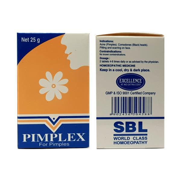SBL PIMPLEX TABLETS 25G PACK OF 2