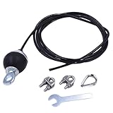 zjhukfmc Verstellbares Fitness-Zugseil,Robuste Drahtaufnahmen Für Schwerlast - Kabelzug und Gewichtssystem | Für Heimtraining Fitnessraum und Kraftsport