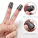 FR 4Pcs Sewing Thimbles, Metal Thimbles for Hand Sewing Finger Protector Knitting Needlework DIY Tools Red Copper