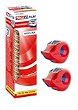  tesa film transparent, 10m x 15mm, 10 Rollen (+ 2 Handabroller Mini)