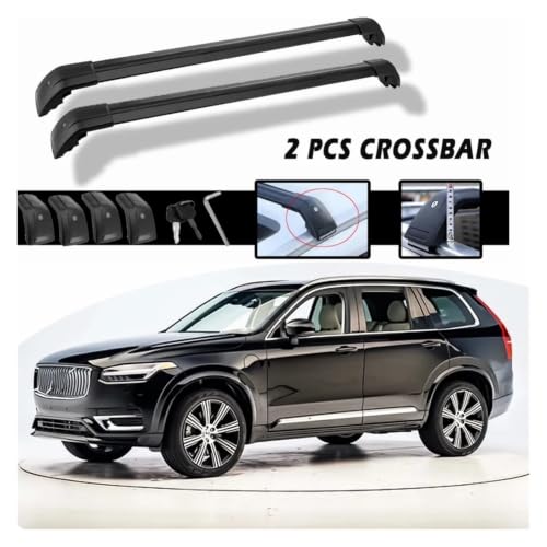 Barre transversale de toit XC90 2016-2025 verrouillable 2pcs