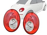 Auto Parts Avenue APA Replacement Tail Light Rear Lamp for 2006 2007 2008 2009 2010 Beetle with Bulbs Right and Left Pair Set 1C0945172G 1C0945095M VW2819110 VW2818110