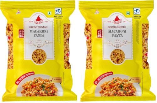 Image of Bambino Vegetarian Pasta Macaroni Pep Drump wheat, 850 grams / 900 grams Pouch (weight may vary) (Pack of 2)