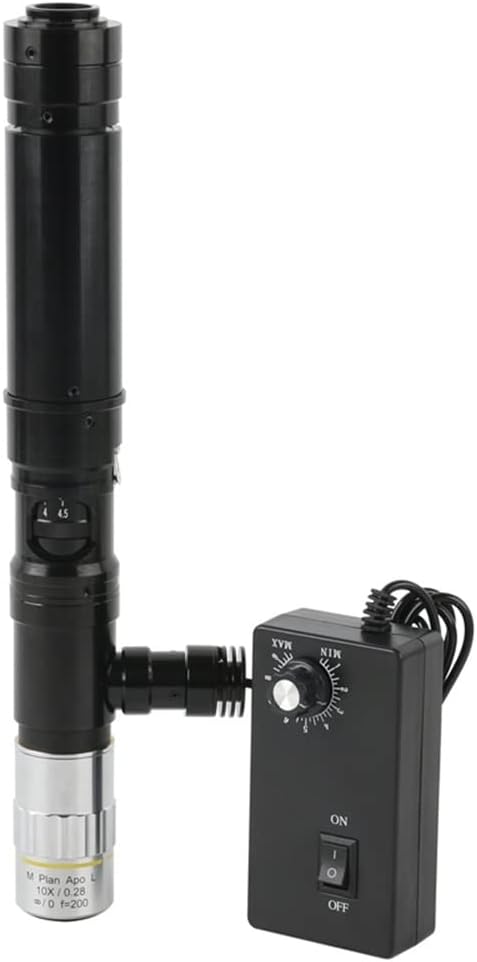 Lab Microscope Accessories 4000X Industry Microscope Camera Coaxial Light C Mount Lens 10X Long Working Distance M Plan APO L Metallographic Objective