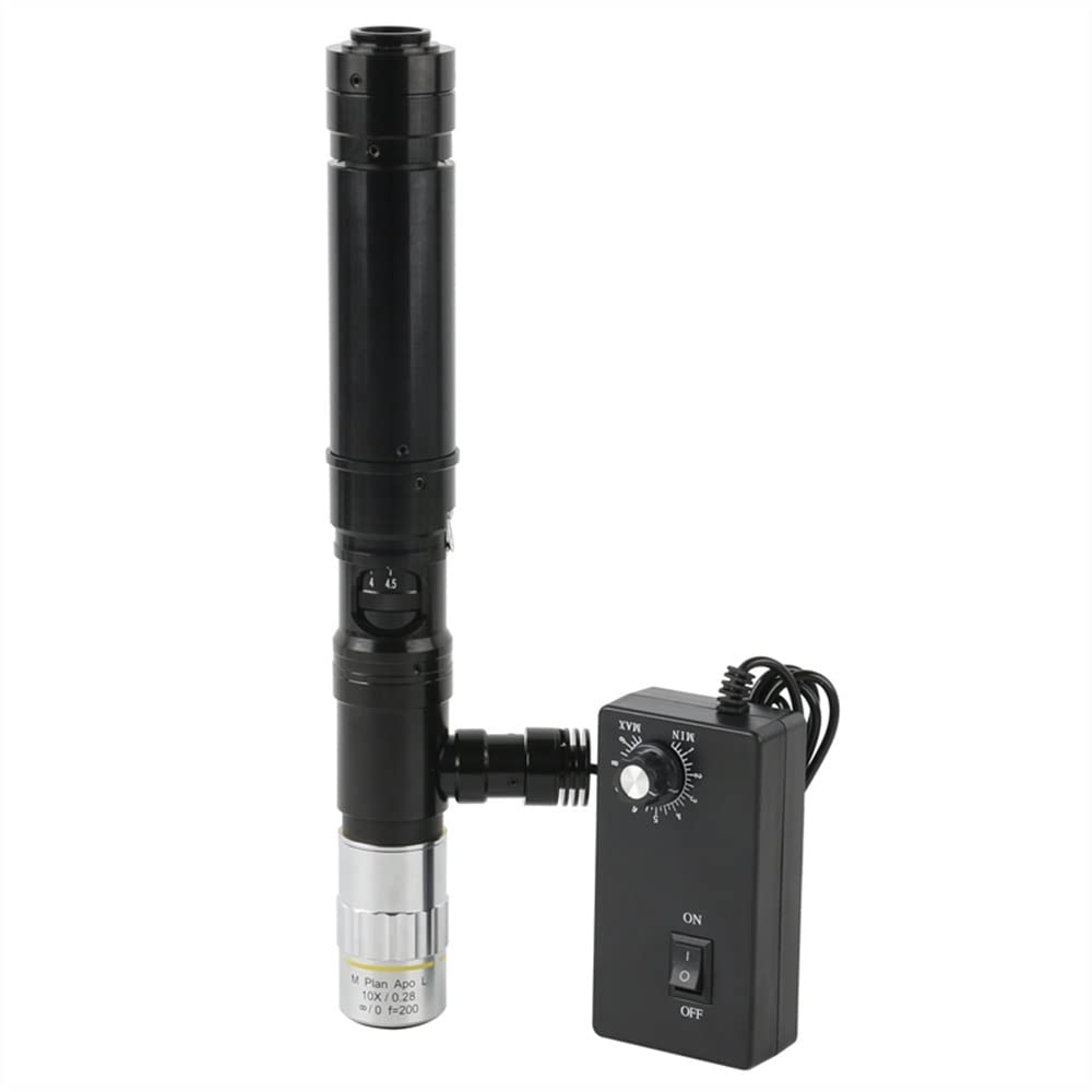 Lab Microscope Accessories 4000X Industry Microscope Camera Coaxial Light C Mount Lens 10X Long Working Distance M Plan APO L Metallographic Objective