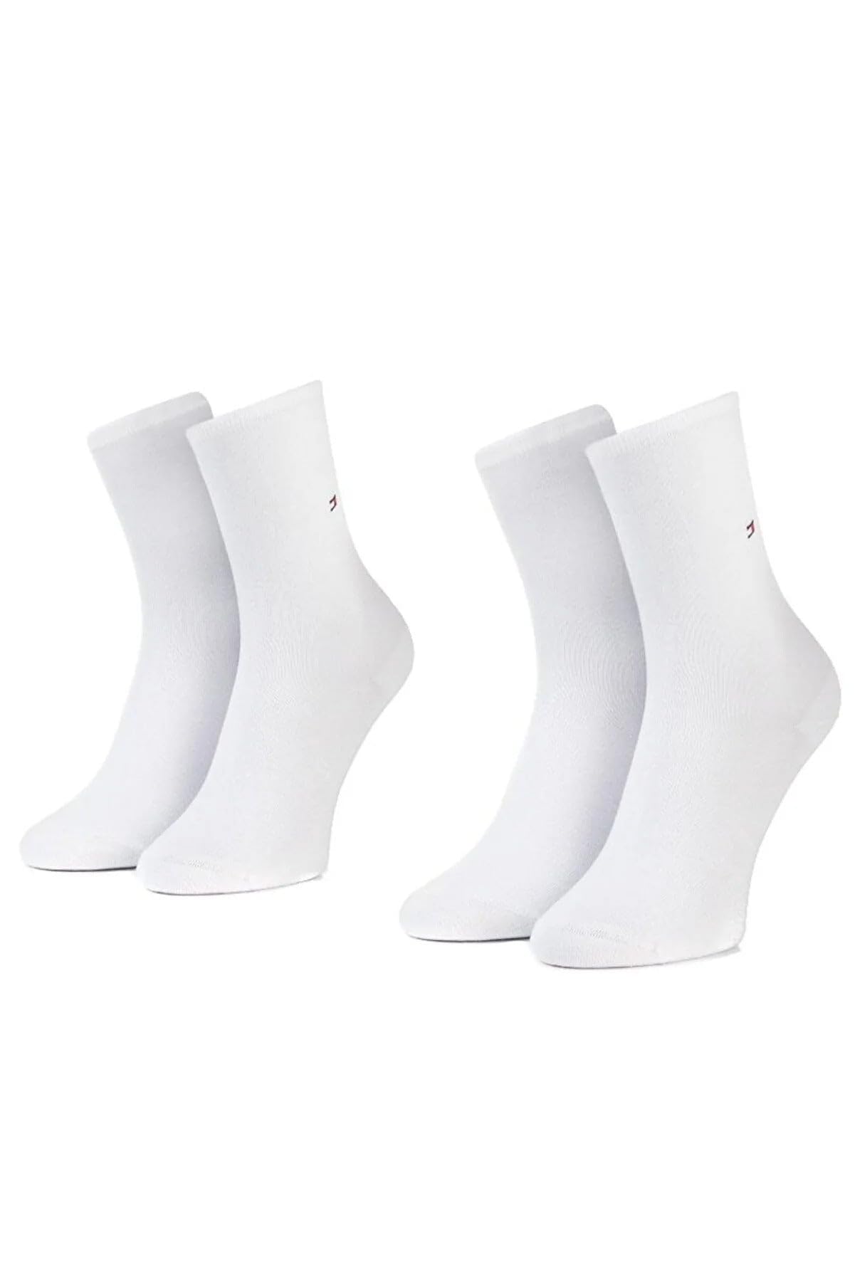 Set of two pairs of tommy Hilfiger women's white socks - Women