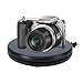 Mono-gatari Electronic Motorized Rotating Turntable Display Stand,Rotating Display Stand LED,Motorized Photography Display for Photography, Showcase (10inch/25cm,Black)