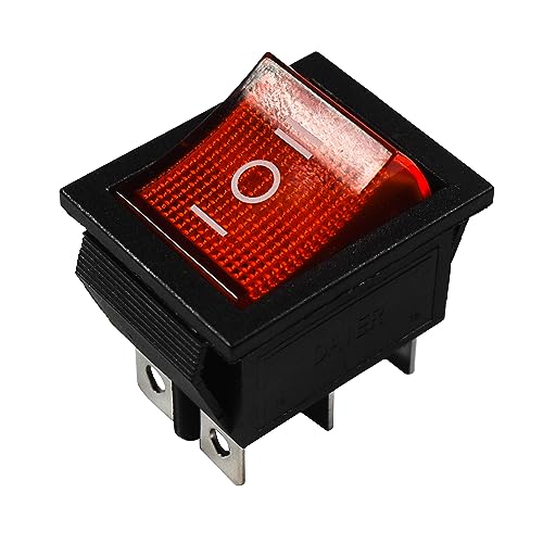 HQRP Start On Off Rocker Switch 6-Prong 20A 125V Compatible with Champion Power 100019771-0001 100538 100554 100693 100704 100806 100814 201110 201158 201181 7500W Electric Start Generator