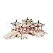 ZHUANYIYI Puzzle en Bois 3D en Trois Dimensions Modèle Assemblé À La Main De L'architecture Ancienne Pont De Wuting Jouet De Décompression Créatif Enfants Adultes Puzzle 3D Cadeau Créatif