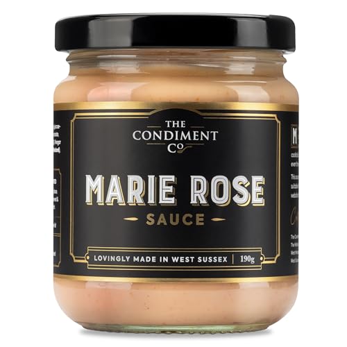 The Condiment Company Marie Rose Sauce 190g - Classic Cocktail Sauce for Prawns & Seafood Dishes, Perfect for Dips and Enhancing Flavour