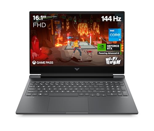 HP Victus Gaming Laptop, 16,1″ FHD Display, 144 Hz, Intel Core i5-14500HX, 16 GB DDR5 RAM, 1 TB SSD, NVIDIA GeForce RTX 4060 (8GB), Windows 11, QWERTZ, Schwarz., 899 €