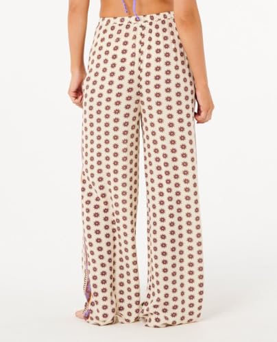 Rip Curl Women’s Cala Nights Wide-Leg Beach Pants – Lightweight Print Pull-On Trousers2
