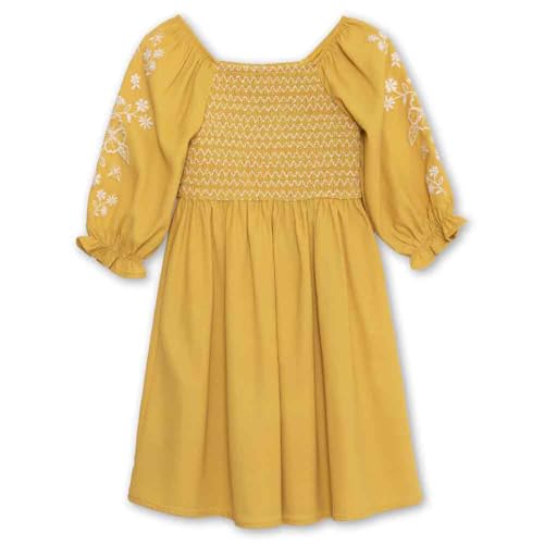 Speechless Girls' 3/4 Sleeve Embroidered Dress2