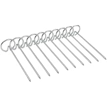 10 Pcs 3.94 Inch Air Fryer Skewers - Universal Durable BBQ Accessories, Vertical Skewers Sticks Reusable for Chicken Meat Vegetable