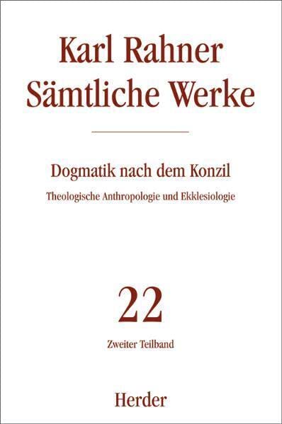 Dogmatik nach dem Konzil de K. Rahner, libro esencial de teología católica académica