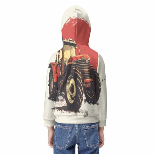 Sweat tracteur 3D à capuche : le cadeau idéal pour adolescent - 6