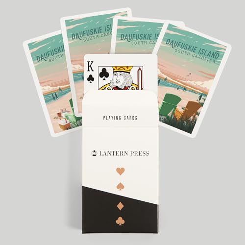 Lantern Press Daufuskie Island, Baraja de 52 cartas póker miniatura 6