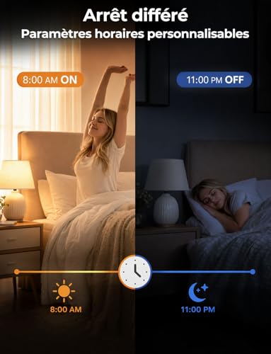 Ampoule LED E14 RGB blanche chaude 2700K variable multicolore avec télécommande sans fil