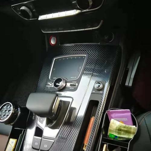 Autocollants carbone 5D pour masquer les rayures de console sur Q5L - 4
