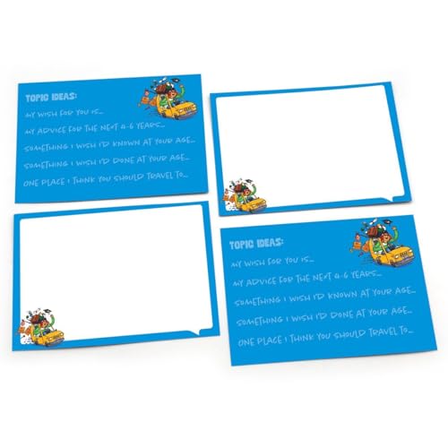 Image of Papersalt How to Ditch Your Parents Graduation Party Note Cards Jumbo, 5.5-Inch, Multicolor