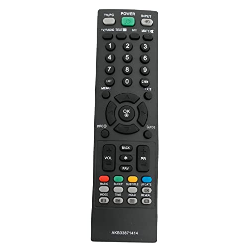 VINABTY AKB33871414 Replacement Remote Control fit for LG TV M197WD-PZ M1994D-PZ M2094D-PZ M227WD-PZ M2294D-PZ M237WD-PZ M2394D-PZ M237WD M198WDP-BZJ M228WDP-BZ M1994D M2094D - Image 2