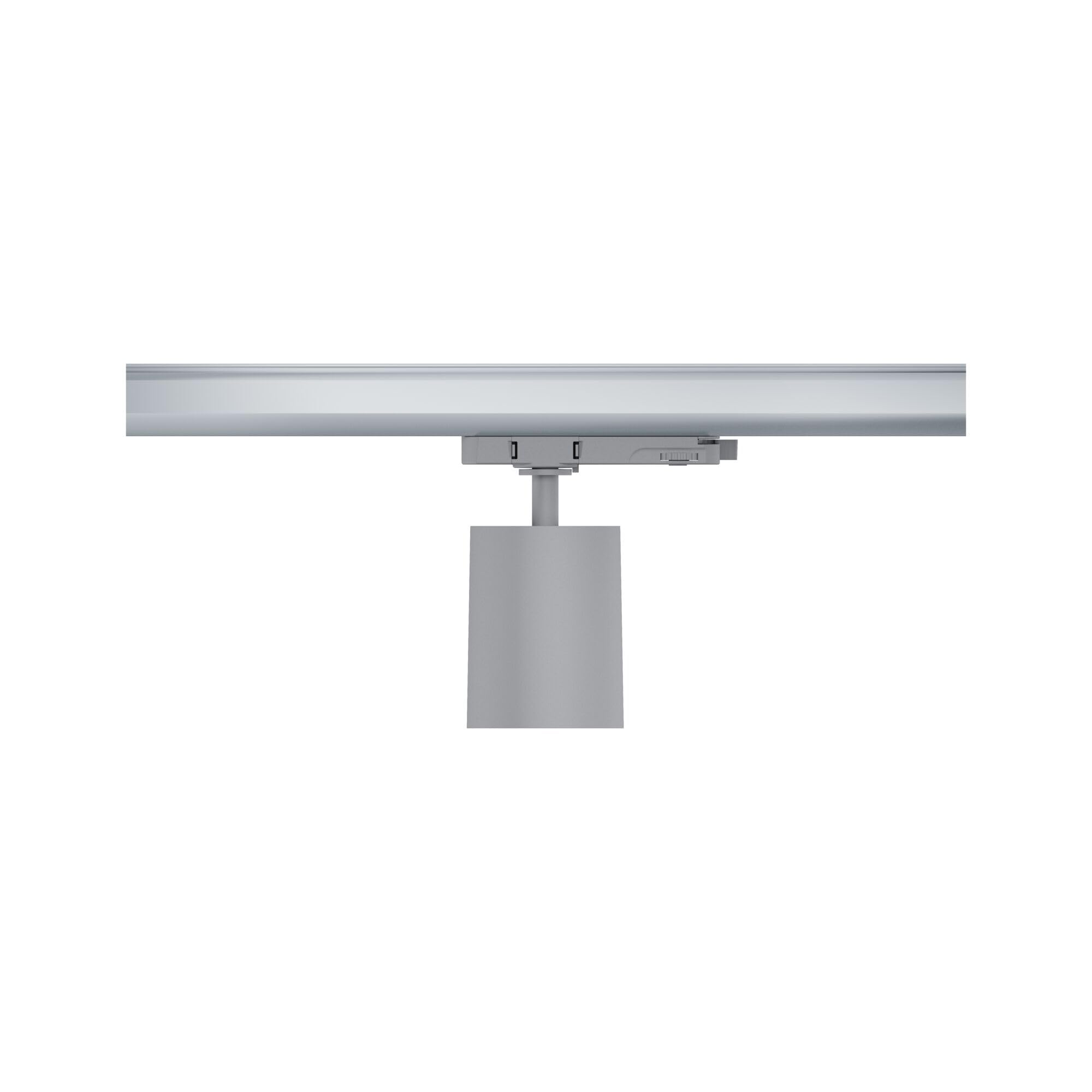 Paulmann 96573 ProRail3 Spot a binario LED Kratos 50° 3000lm 25W 3000 K 230 V argentato Sistema di illuminazione a binario