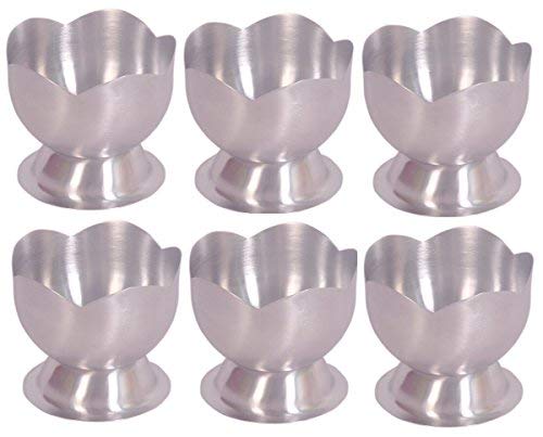 Lotus ice cream cup lot de 6 coupelle glace multicolore 8x8x7 Bar-Loi-149 bol dessert