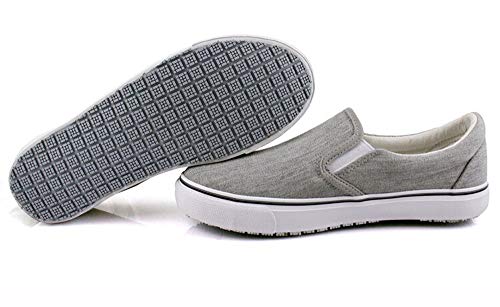 Laforst Next Gen Footwear Women's Sandy 3319 Slip Resistant Sneaker, Granite, 12