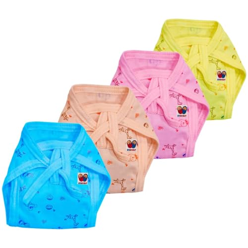 Image of Baby Boys and Baby Girls Clothing Ser /Gift Set With Jabla (4 Pcs), Nappy /Langot /Cloth Diaper (4 Pcs)
