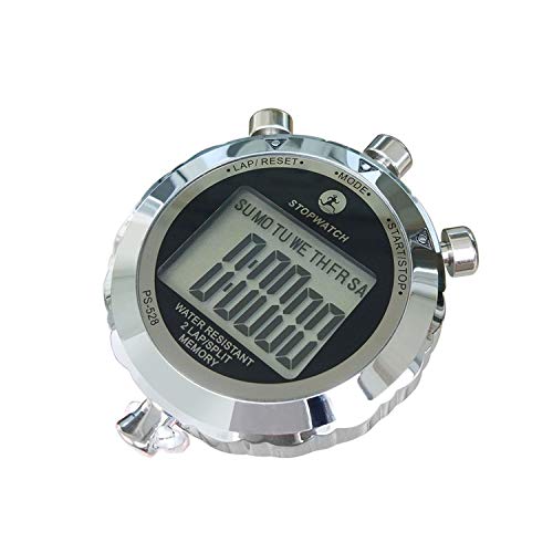 Rolilink Stopwatch,Metal Stop Watch For Sports Waterproof Stopwatches Timer For Sports And Competitions (2 Lap-Metal) #TOP2