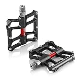 El cuerpo del pedal de alta calidad está hecho de aluminio, que está en la parte delantera en términos de peso y robustez.